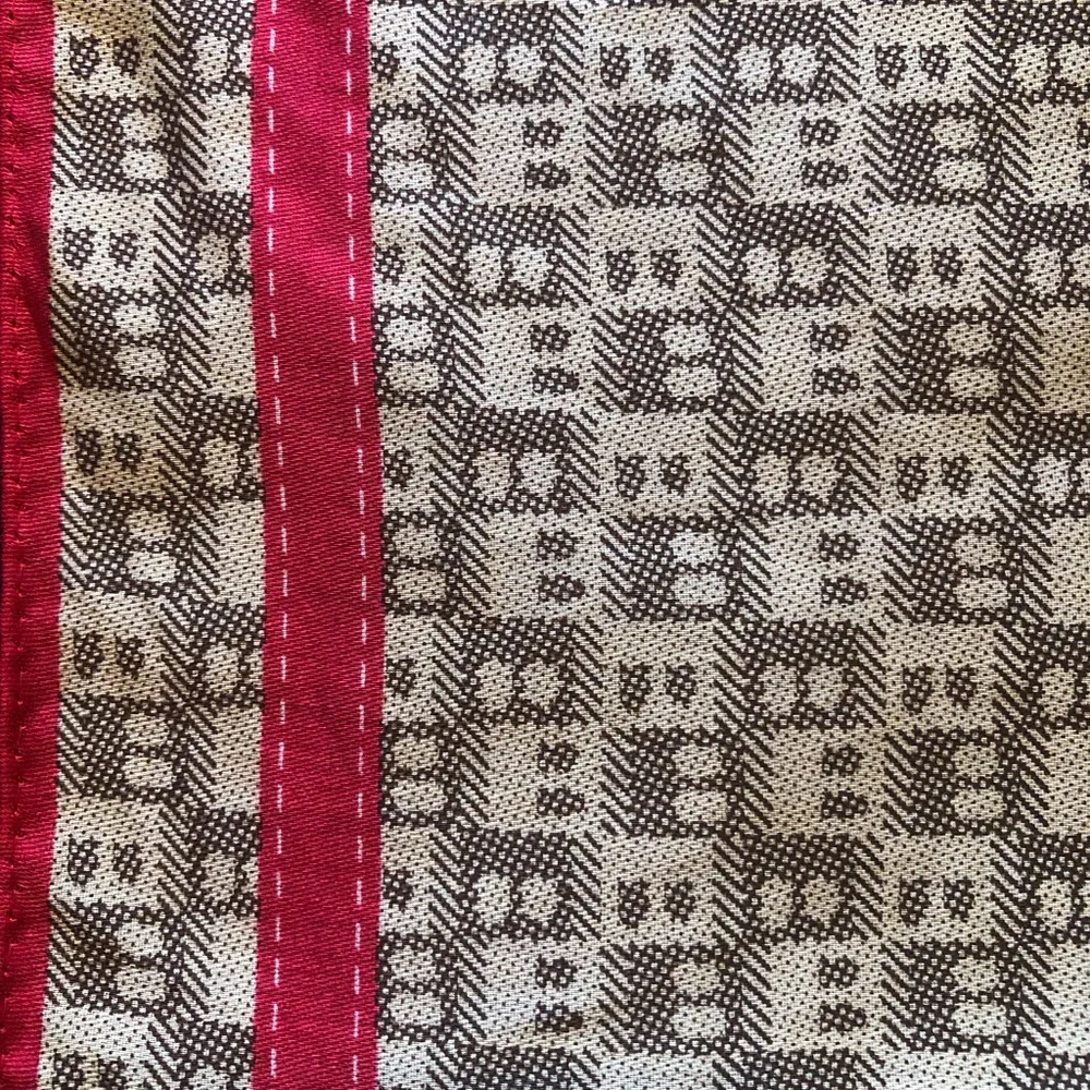 Bally vintage Cream /pink Scarf - Picture 6 of 6